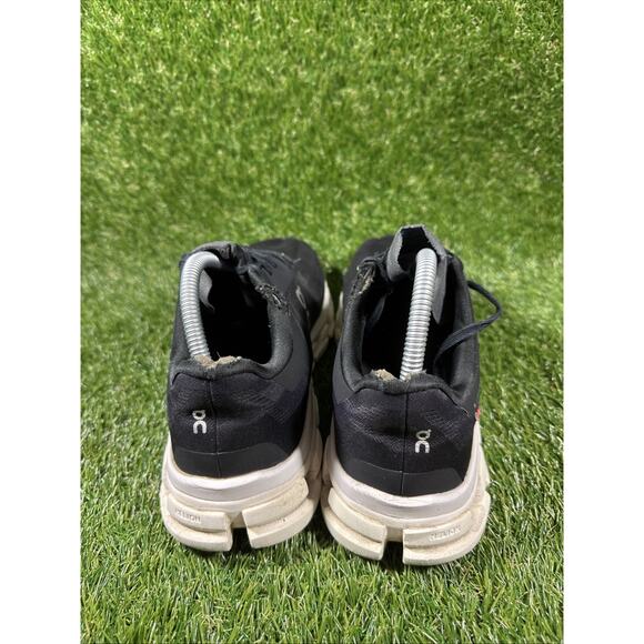 ON Cloudflow 4 Black White W Size 11 Running Shoes Road Trail Atheletic Gym Shoe - Picture 2 of 10
